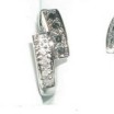 Boucles d'Oreille avec Diamants Noir