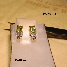 Boucles d'Oreille avec Diamants Noir