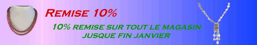 10% Remise - Bijoux